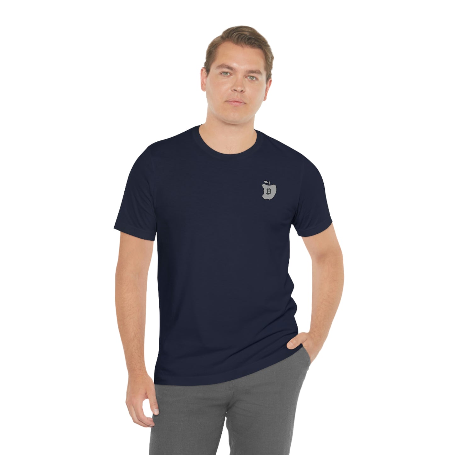 The B Apple Short Sleeve T-Shirt  (Upper Left Subtle)