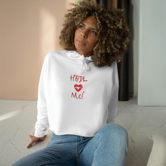 HODL Me Women's Crop Hoodie