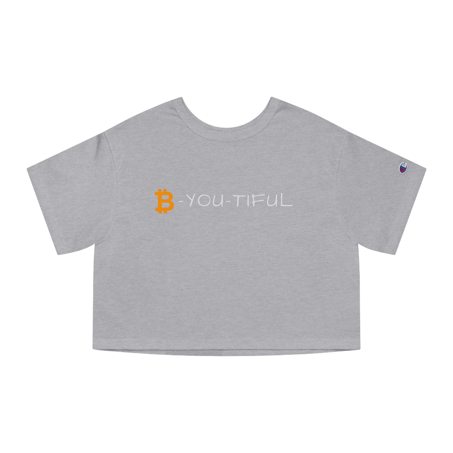 B-You-Tiful Women's Champion Cropped T-Shirt