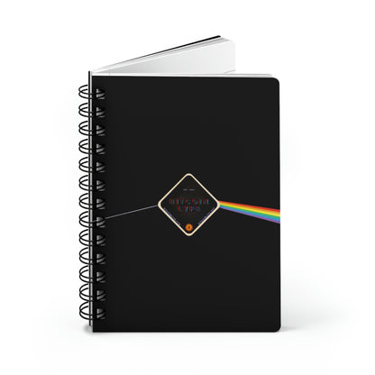 Bitcoin LYFE Spiral Bound Journal, Prism