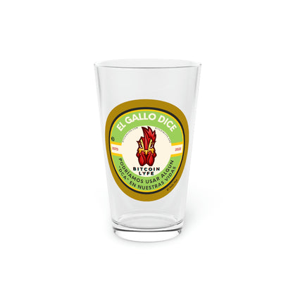 El Gallo PSA Pint Glass, "DCA"