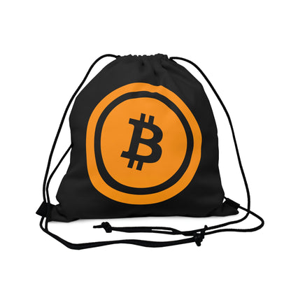 Bitcoin Outdoor Drawstring Bag, BTC5