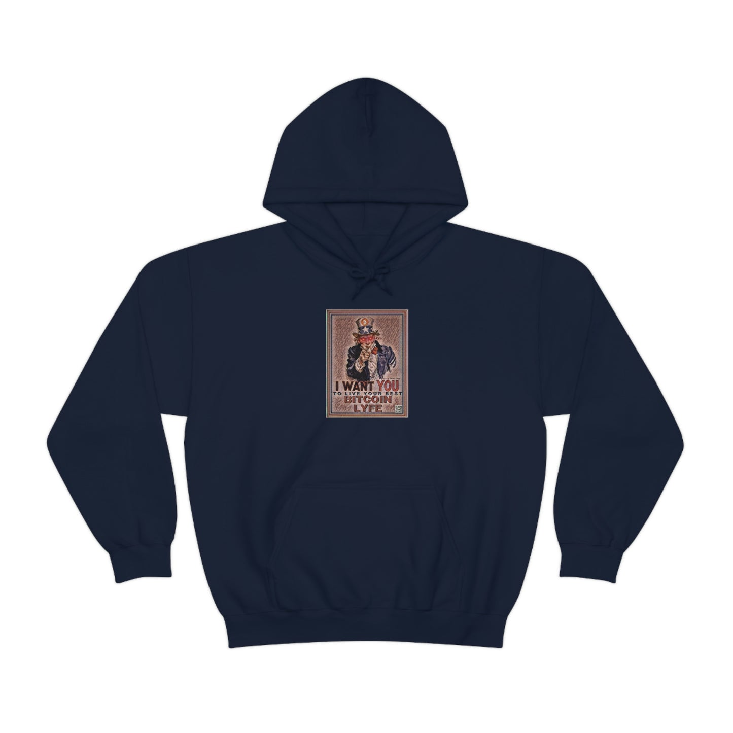 Bitcoin LYFE Uncle Sam Hoodie