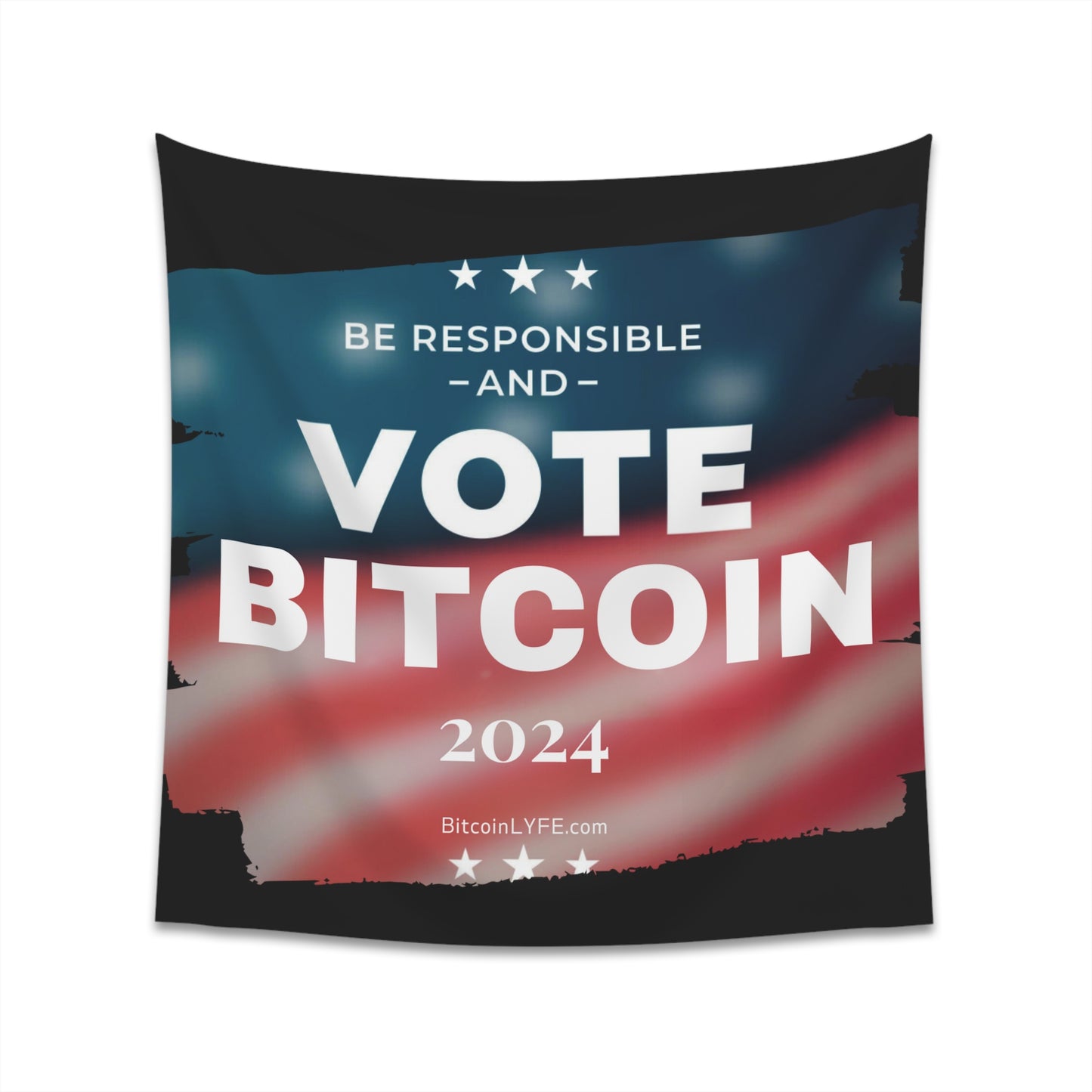 Vote - Responsibility Printed Wall Tapestry