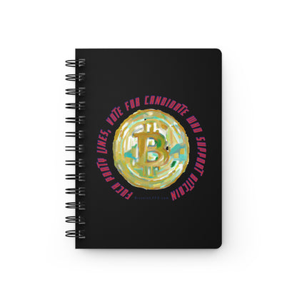 Vote - F*ck Party Lines Spiral Bound Journal
