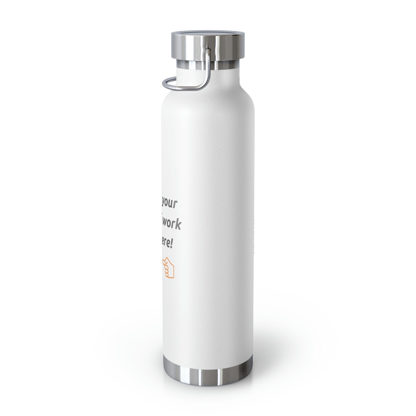 BTC Proof Right Here 22oz Vacuum Insulated Bottle #4