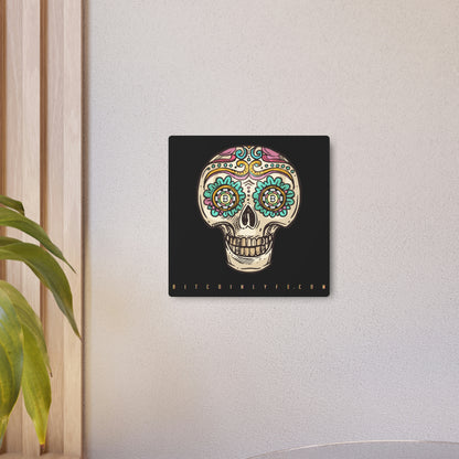 Día de los Muertos Metal Art Sign, Doce