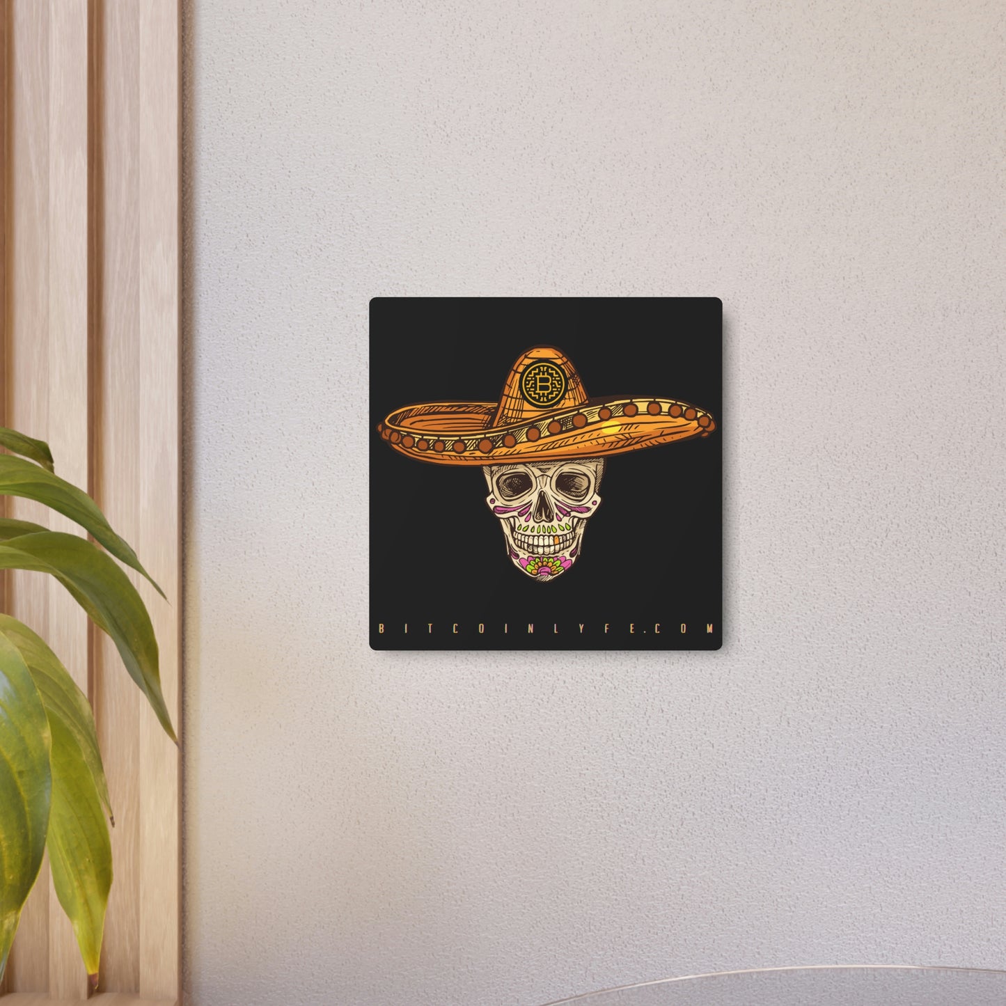 Día de los Muertos Metal Art Sign, Veinticuatro