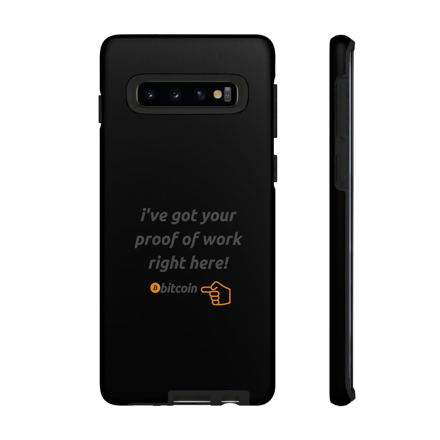 Tough Phone Case - BTC Proof Right Here #4