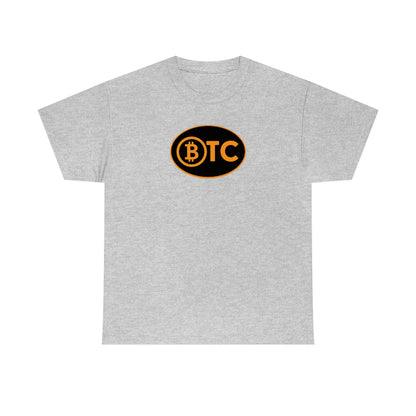 BTC Oval #5 Cotton T-Shirt, Blackout Version