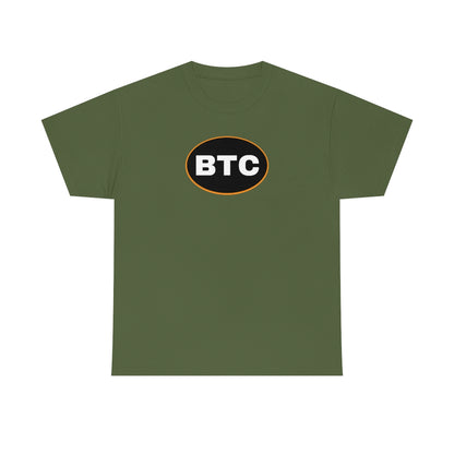 BTC Oval #2 Cotton T-Shirt, Blackout Version