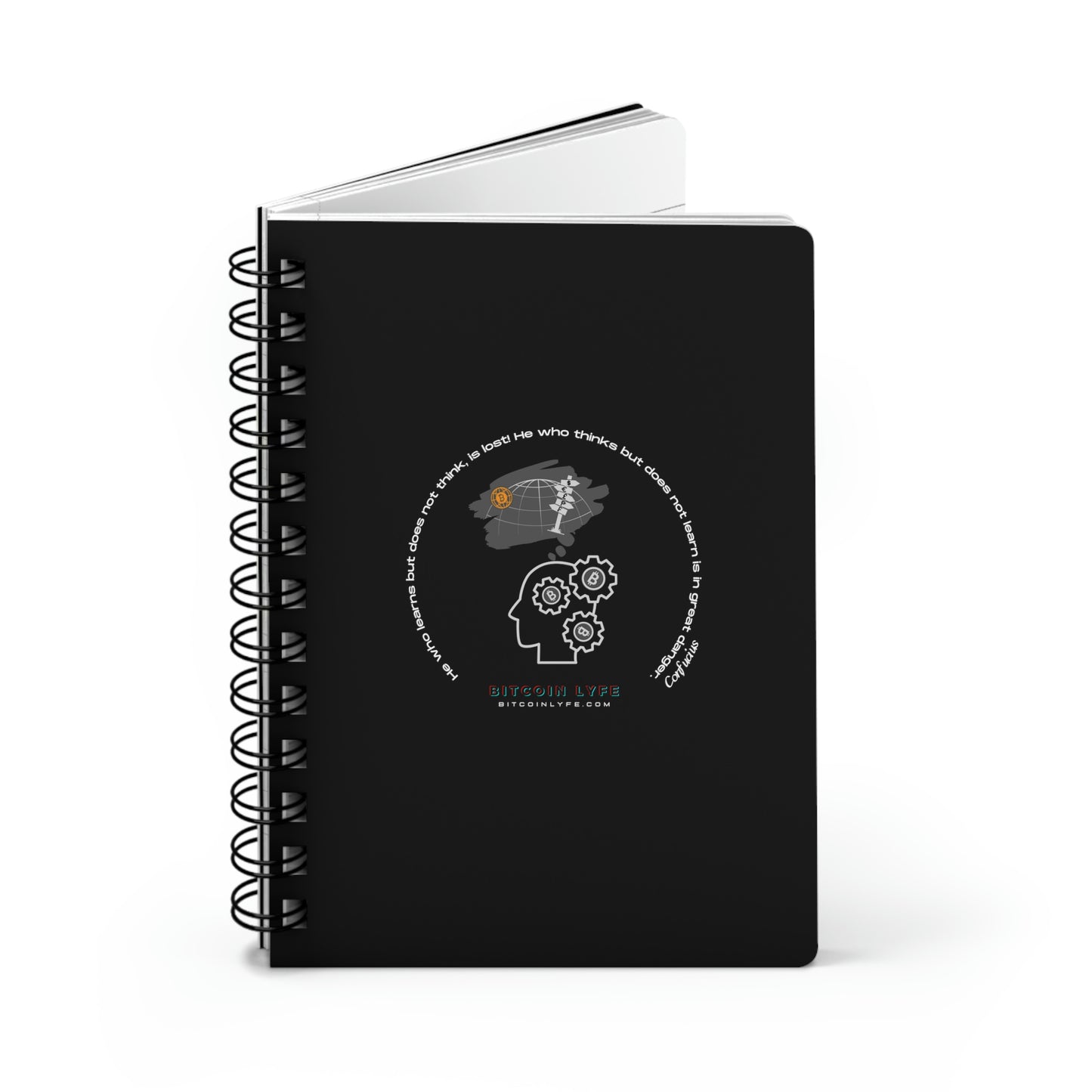 Think Orange Pill Spiral Bound Journal