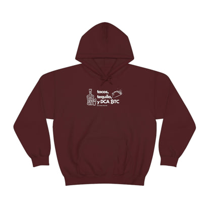 Tacos, Tequila, and DCA BTC Hooded Sweatshirt