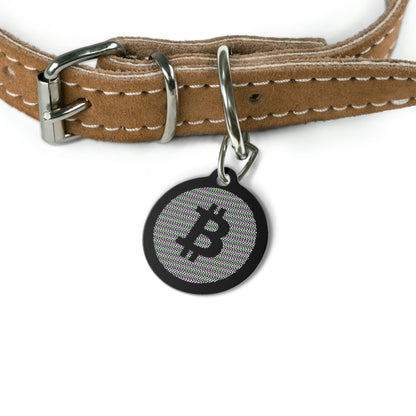 Bitcoin Pet Tag, BTC6