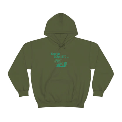 Keep On DCA’n BTC Hooded Sweatshirt