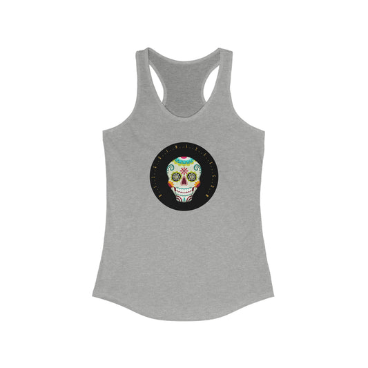 Día de los Muertos BTC Women's Racerback Tank, Quince