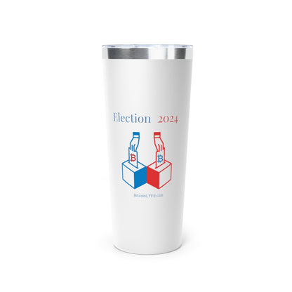 Bit-Election Vacuum Insulated Tumbler, 22oz