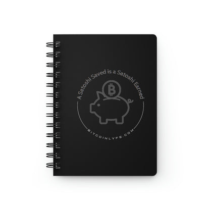 Bitcoin LYFE Spiral Bound Journal, Satoshi Saved