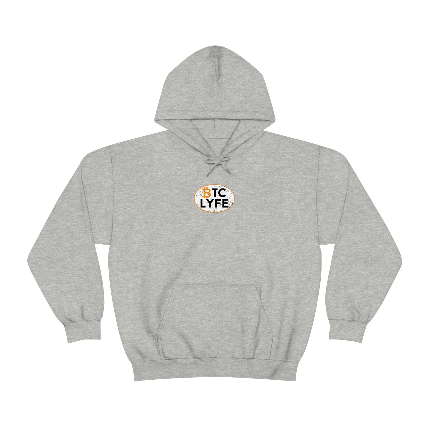 Bitcoin LYFE Oval Hoodie