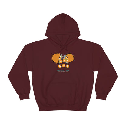 Bitcoin LYFE Orange Pill Hooded Sweatshirt