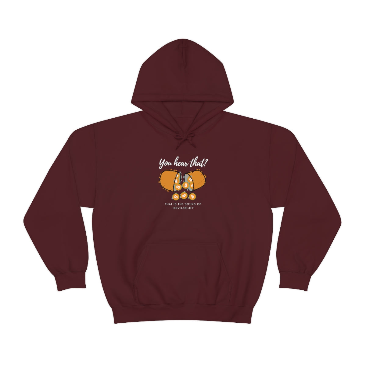 Inevitable Orange Pill Hooded Sweatshirt