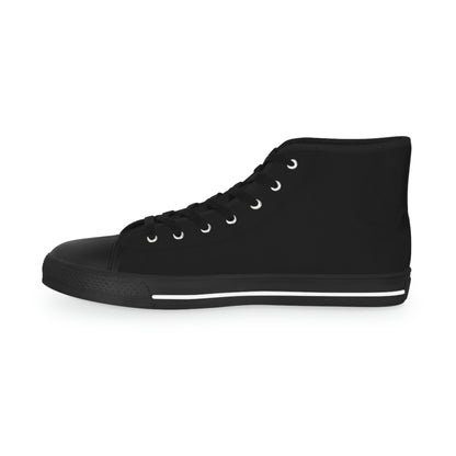 Bitcoin Men's High Top Sneakers, BTC4