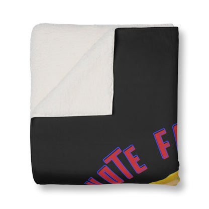 Vote - F*ck Party Lines Sherpa Blanket