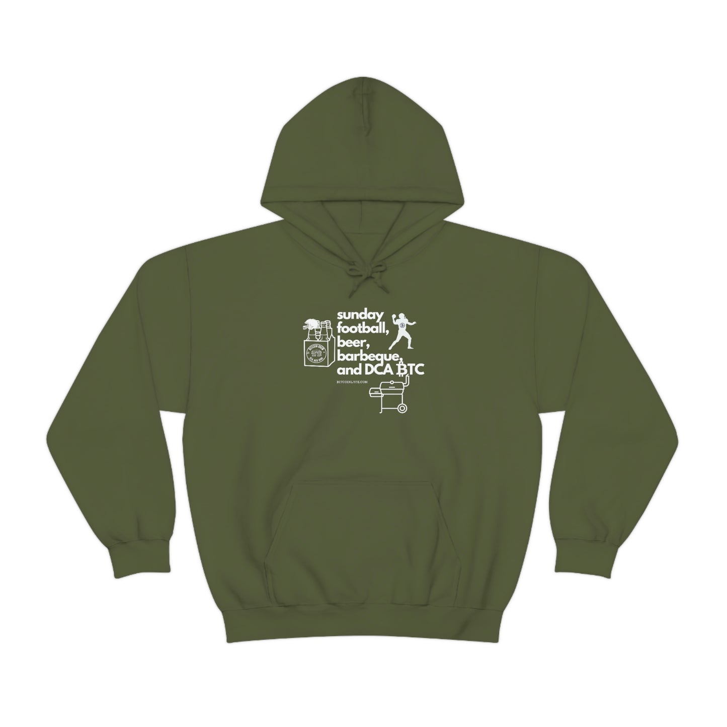 BBQ and DCA BTC Hooded Sweatshirt