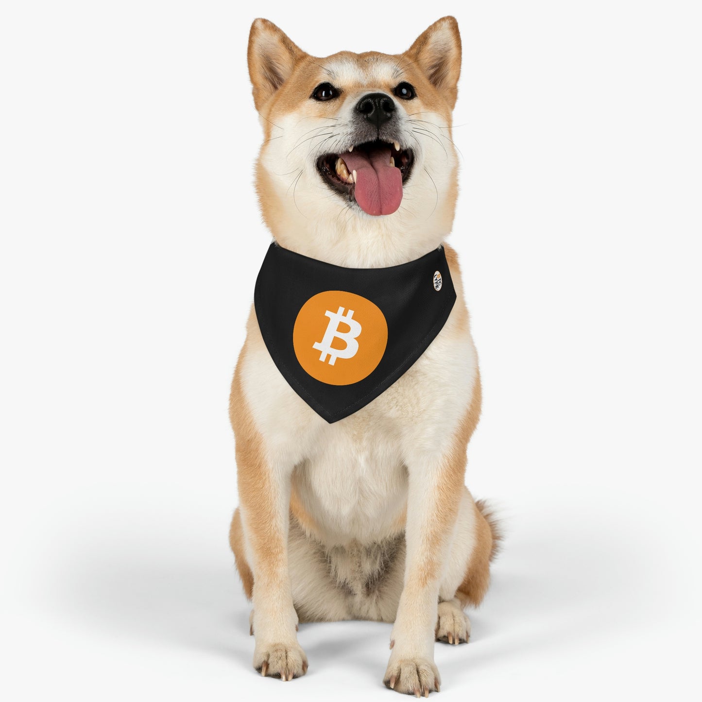 Bitcoin Pet Bandana Collar, BTC2