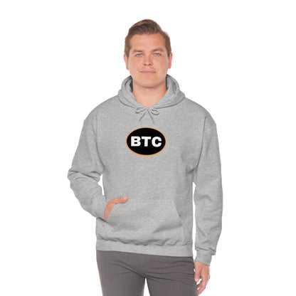 Bitcoin Oval #2 Hoodie, Blackout Version