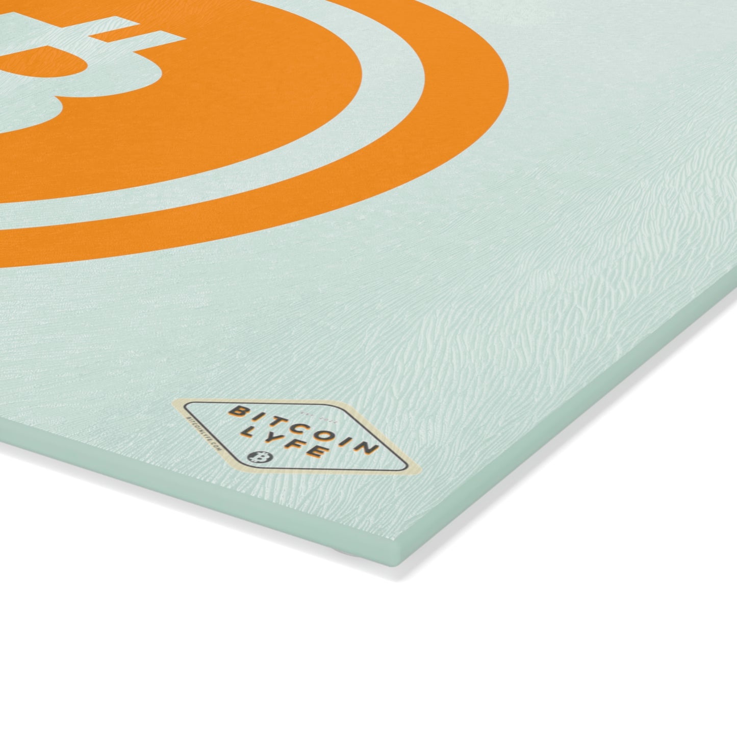 Bitcoin Glass Cutting Board, BTC5