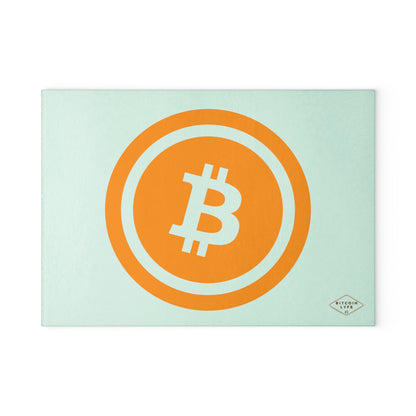 Bitcoin Glass Cutting Board, BTC5