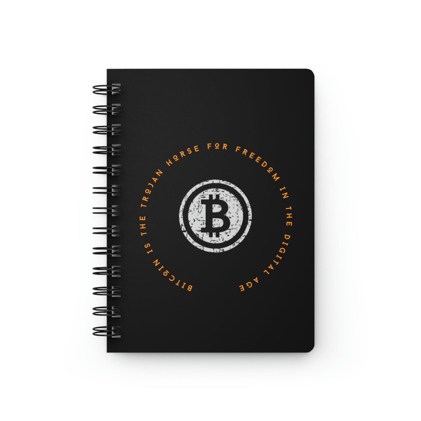 Bitcoin LYFE Spiral Bound Journal, Trojan Horse