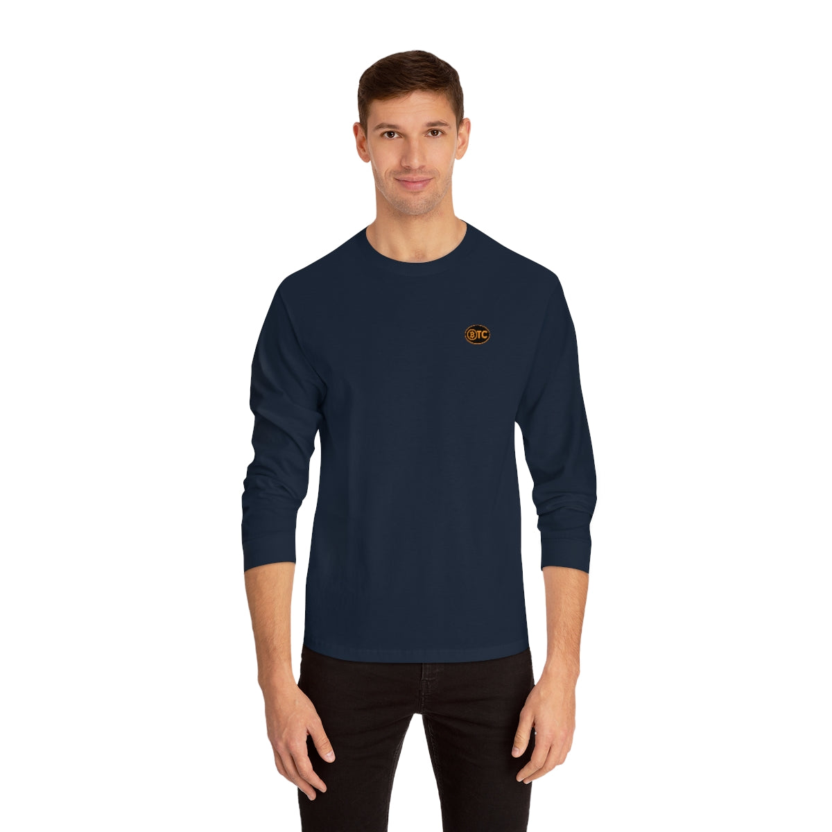 BTC Oval #5 Long Sleeve T-Shirt, Blackout Version