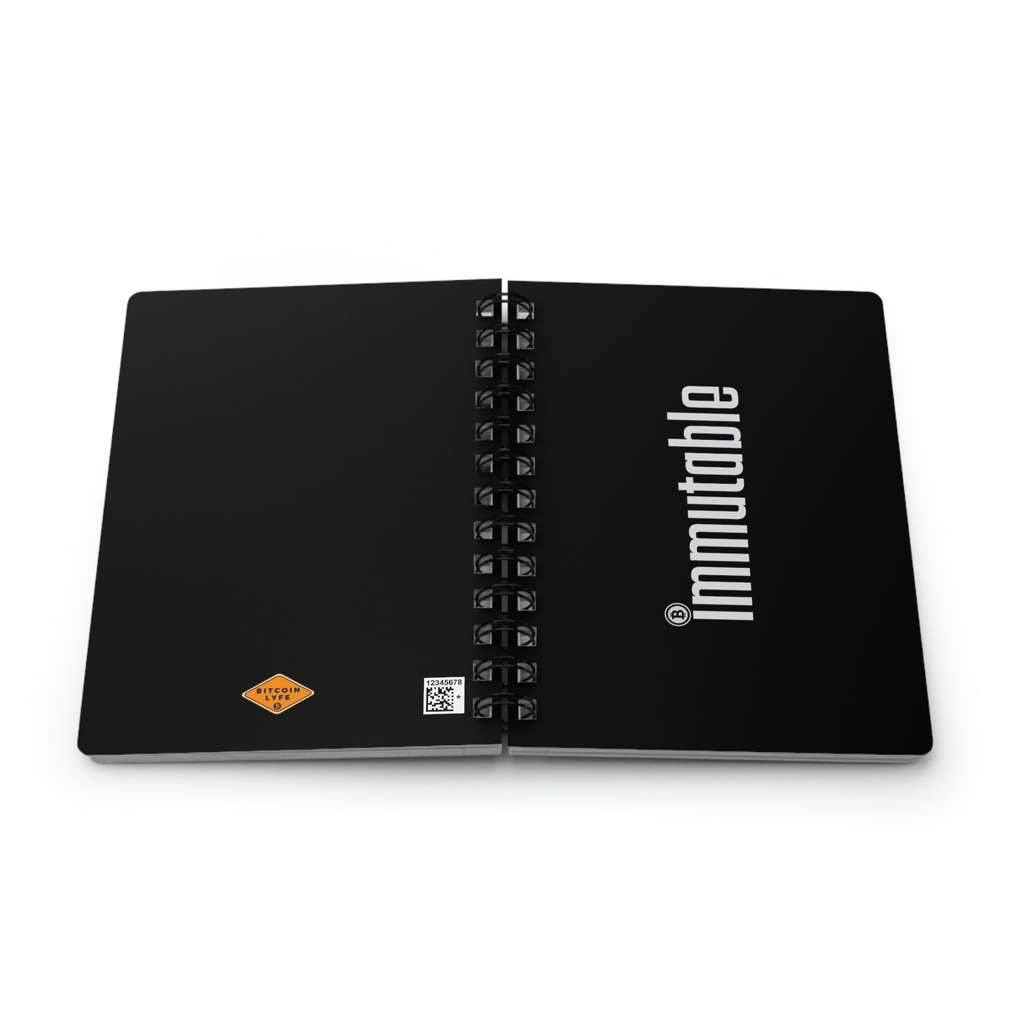 Bitcoin LYFE Spiral Bound Journal, Immutable