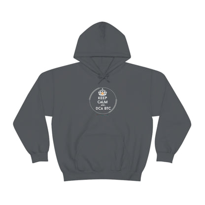 Keep Calm and DCA BTC Hooded Sweatshirt