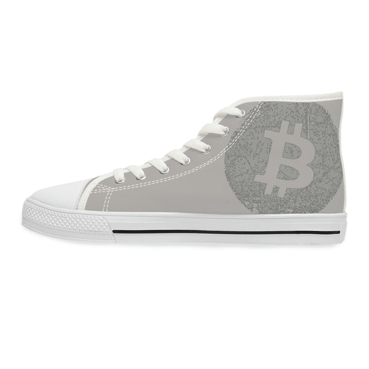 Bitcoin Women's High Top Sneakers, BTC7