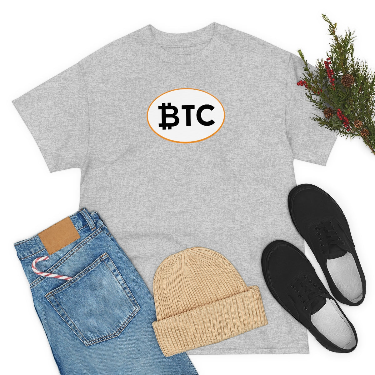 BTC Oval #4 Cotton T-Shirt