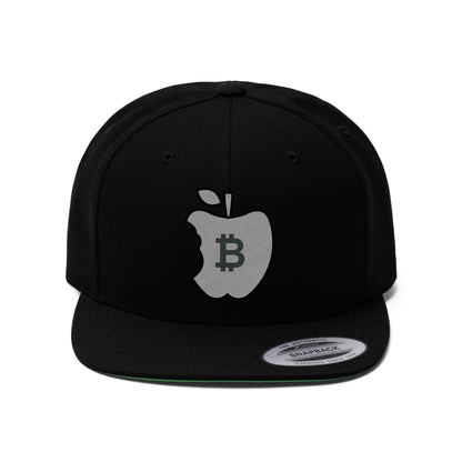 The B Apple Flat Bill Hat, Four Colors