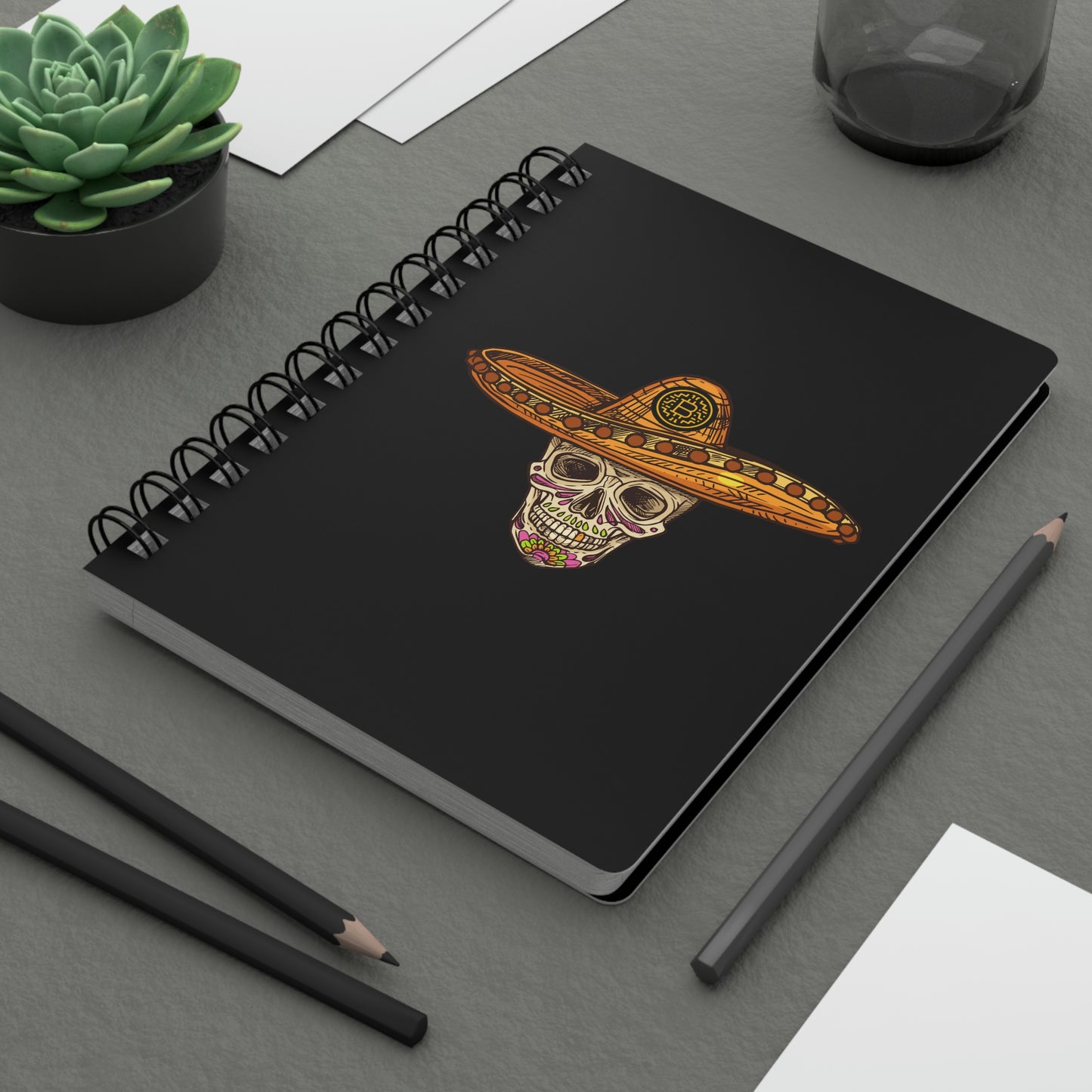 Día de los Muertos BTC Spiral Bound Journal, Veinticuatro