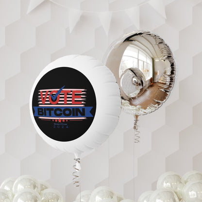 Vote Bitcoin Mylar Helium Balloon, 22"