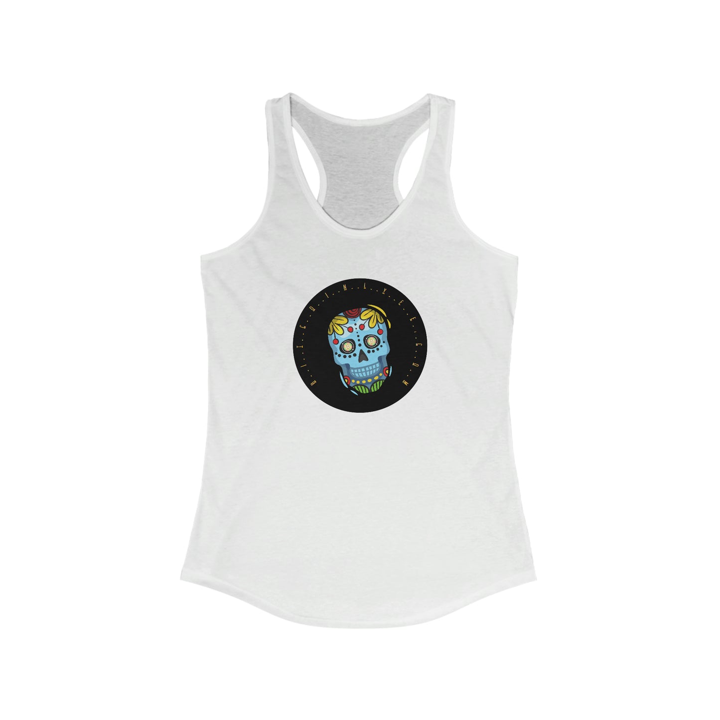 Día de los Muertos BTC Women's Racerback Tank, Diecinueve