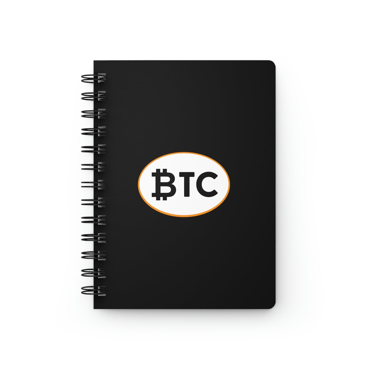 Bitcoin Oval #4 Spiral Bound Journal