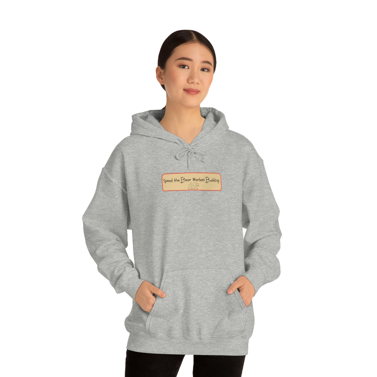 Bitcoin LYFE Bear Market Building Hoodie