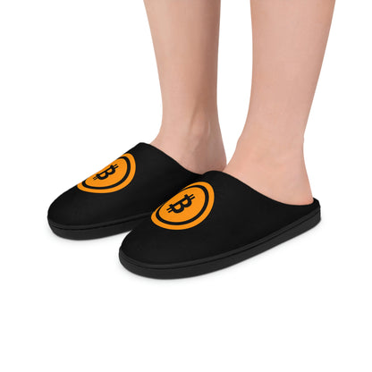 Bitcoin Men's Indoor Slippers, BTC5