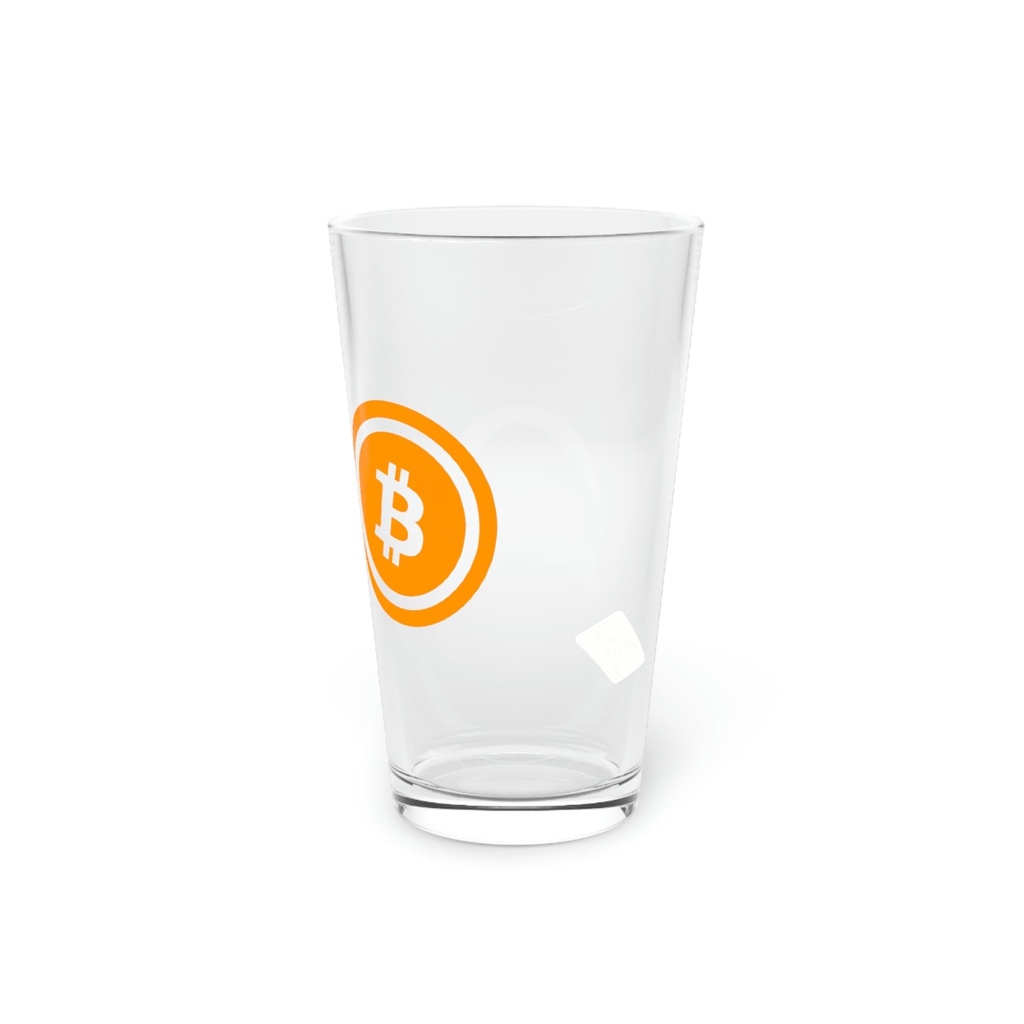 Bitcoin Pint Glass, BTC5