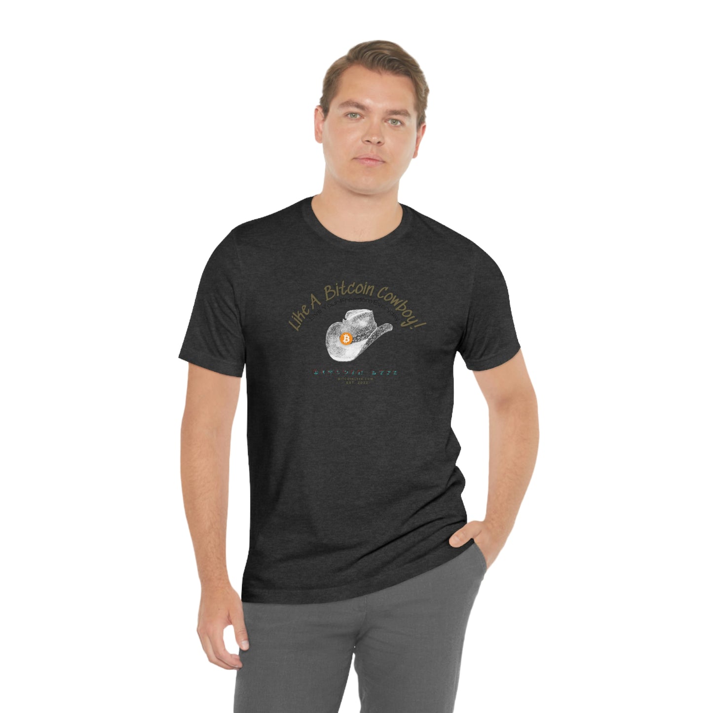 Bitcoin LYFE BTC Cowboy T-Shirt