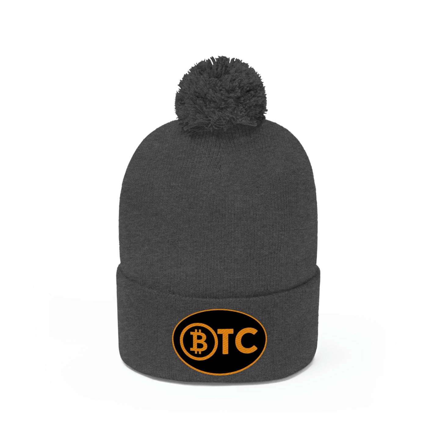 BTC Oval #5 Pom Pom Beanie