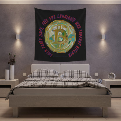 Vote - F*ck Party Lines Printed Wall Tapestry