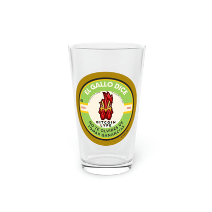 El Gallo PSA Pint Glass, Olvides